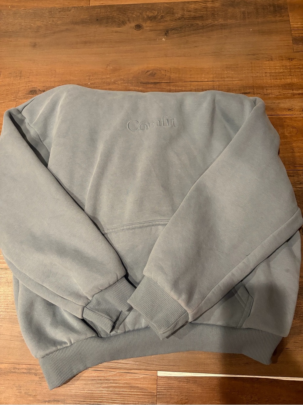 Comfort Crew Embroidered Crewneck Sweatshirt - Slate Blue